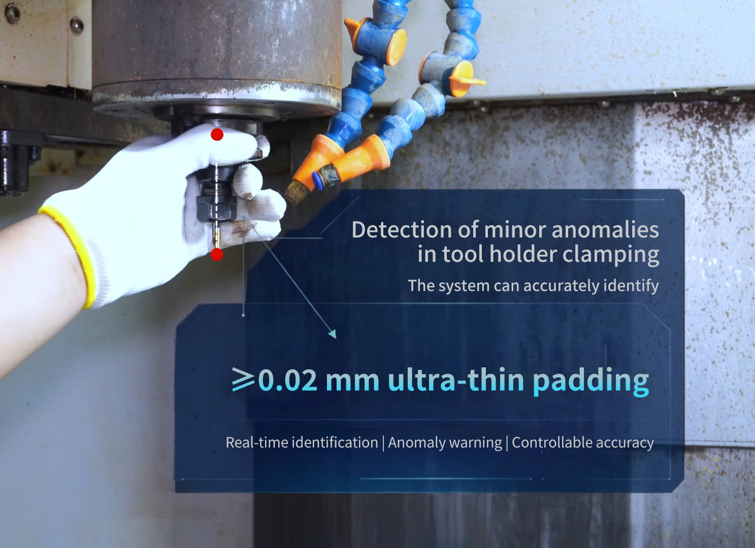 Micron-level protection: SIGER Datar's Machine Tool Spindle Dynamic Balance Monitoring System accurately identifies slag and spindle eccentricity, preventing mold damage and batch deviations!