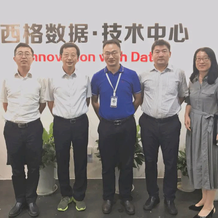 省工信厅胡学同副厅长莅临西格数据进行走访调研